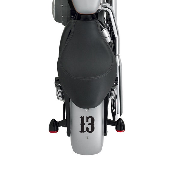 Lucky 13 Vintage Gas Tank and Fender Racing Number Thirteen