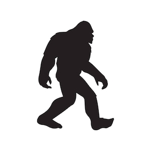 Big Foot Sasquatch Lustige benutzerdefinierte Größe für Autos und Lastwagen Emblem Symbol für Fenster und Auto Aufkleber