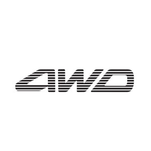 Paire (2x décalcomanies) 4WD Logo Emblème Logo Autocollants Autocollants pour Subaru Wrx Sti et tous les camions et marques et modèles de voitures avec 4 roues motrices