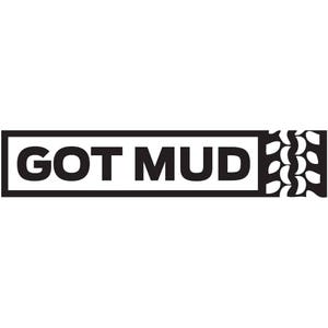 9&quot; Got Mud Funny Jeep and Off Road Trucks Bumper Stickers for Wrangler and 4WD Vehicles