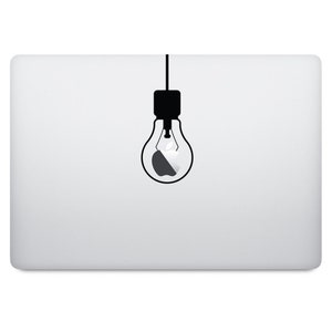MacBook Glühbirne Emblem Apple Logo Licht Aufkleber Aufkleber Apple MacBook Pro 15 "und 13" hinten lcd Bildschirm Abdeckung