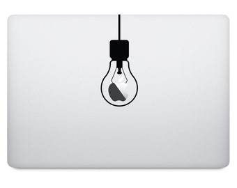 Lightbulb Apple Logo Decal Sticker for MacBook Pro