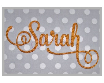 Sarah Embroidery Font #2 - 3.5