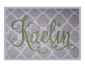 Kaelin 2 Embroidery Font Set - 4