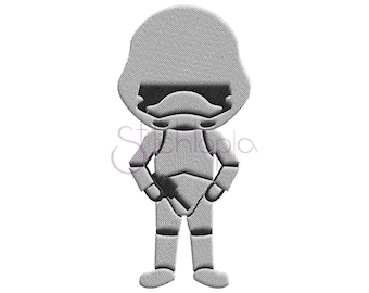 Raum Soldat Stickerei Design - 6 Größen 10 Formate Storm Trooper Maschine Stickerei Design Star Wars Stickerei Design - Instant Download