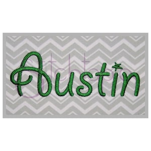 Austin Embroidery Font Set – 1" 1.5" 2"2.5"3" - 11 Formatos Machine Embroidery Font Embroidery Font Fonts for Kids - Instant Download Files