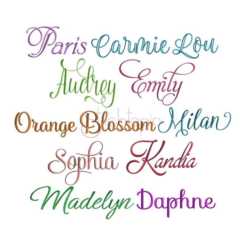 Script embroidery font bundle 2 10 embroidery fonts 5  etsy Script embroidery font bundle 2 10 embroidery fonts 5  etsy