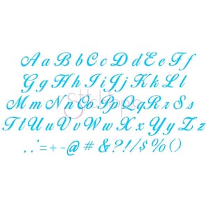 Bubble Bath Embroidery Font .75" 1" 1.25" 1.5" 2" - Formats: bx dst exp hus jef pes sew shv vip vp3 xxx Embroidery Font - Instant Download image 2
