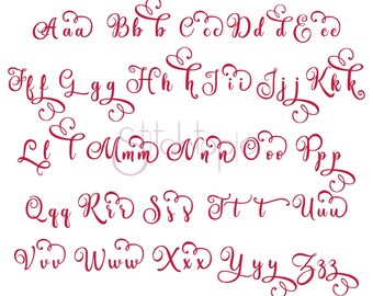 Hannah Embroidery Font - 1