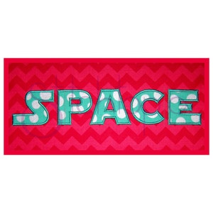 Space Applique Monogram Set – 2", 3", 4" - Digital Machine Embroidery Applique Alphabet Font - Descarga Instantánea - Star Wars Applique Font