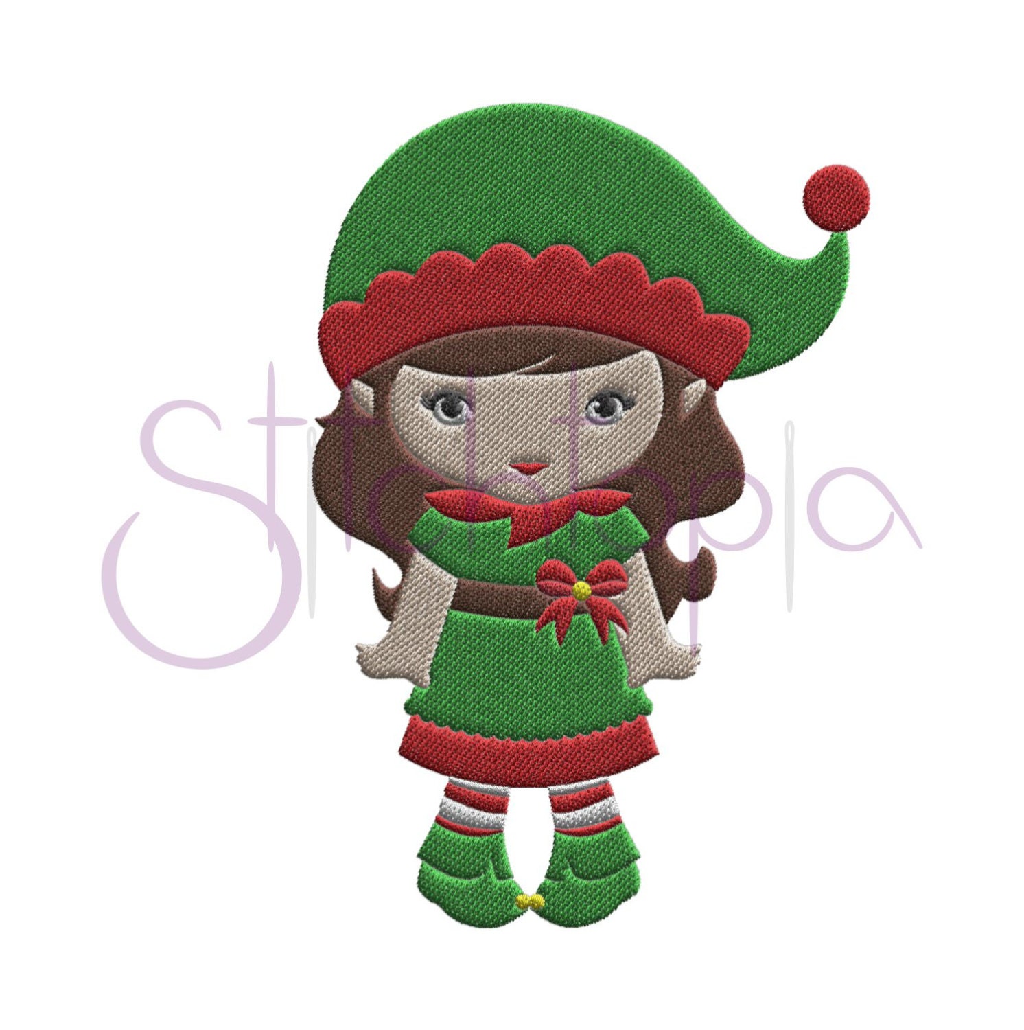 elf embroidery design