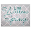 Willow Springs Embroidery Font 1" 1.25" 1.5" 2" 2.5" Formats: bx dst exp hus jef pes sew shv vip vp3 xxx Machine Embroidery Instant Download