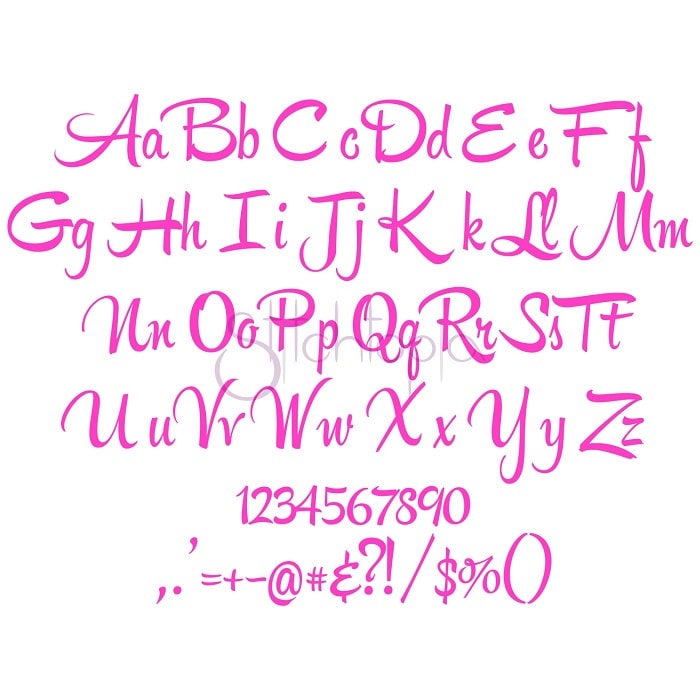 Amazing Grace Embroidery Font 2.5