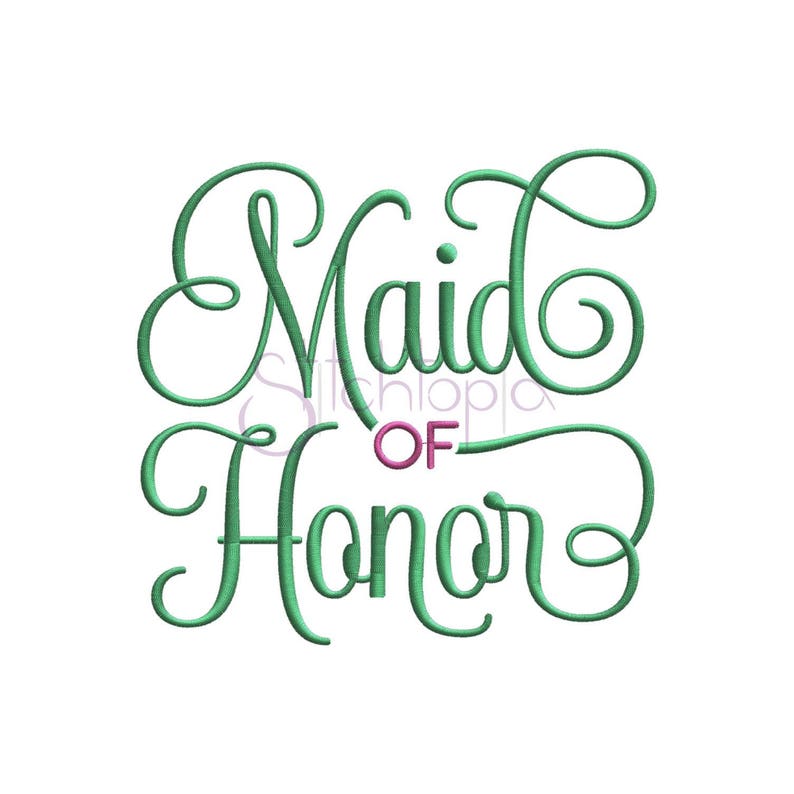 maid of honor design