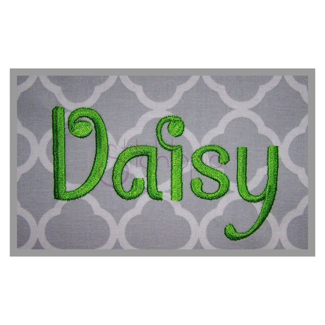 Daisy Embroidery Font Set .5 1 1.5 2 Etsy