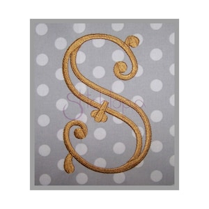 Victorian Monogram Font Set - 4&quot; 4.5&quot; 5&quot; 6&quot; 7&quot; - Machine Embroidery Fonts Embroidery Fonts BX Fonts Monogram Fonts - Instant Download Files