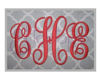 how to write fancy letter Elegant Embroidery Monogram Set 3" 3.5" 4" 4.5" 5" - Machine Embroidery Font Alphabet - KK Monogram Embroidery Font Instant Download Files