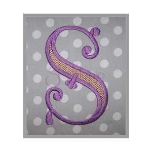 Victorian Filled Monogram Font Set - 4" 4.5" 5" 6" 7" - Machine Embroidery Fonts Embroidery Fonts BX Fonts Monogram Fonts - Instant Download