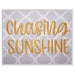 Chasing Sunshine Embroidery Font - Sizes .75' 1' 1.25' 1.5' 2' Formats: bx dst exp hus jef pes sew shv vip vp3 xxx - Instant Download Files 