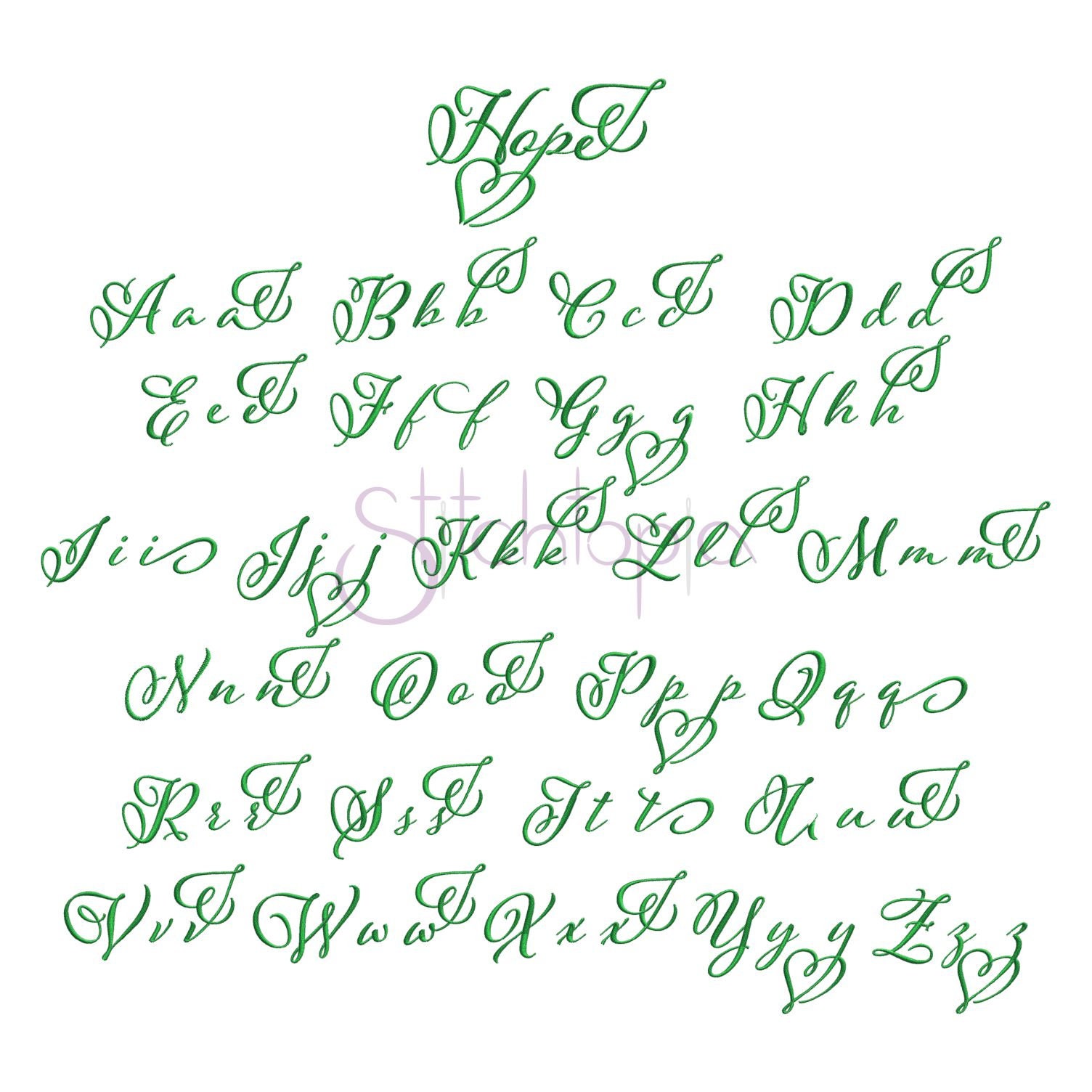 Machine Embroidery Script Script Embroidery Font Bundle #4 - 10 Machine Embroidery Fonts ...