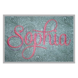 Sophia bordado Font Set - 4"5" 6" - 11 Formatos BX Font Machine Embroidery Font Alphabet Script Embroidery Font - Instant Download Files - Instant Download Files - Instant Download Files - Instant Download Files - Instant Download Files - Instant Download Files