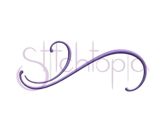 Grace Embroidery Accent #25 - Digital Machine Embroidery Design 11 Sizes PES DST SHV 10 Formats - Instant Download