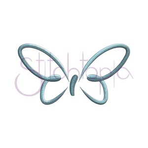 Diseño de bordado de mariposa - 10 tamaños - JEF HUS 10 Formatos - Mariposa Digital Máquina Bordado Diseño Patrón - Archivos de Descarga Instantánea