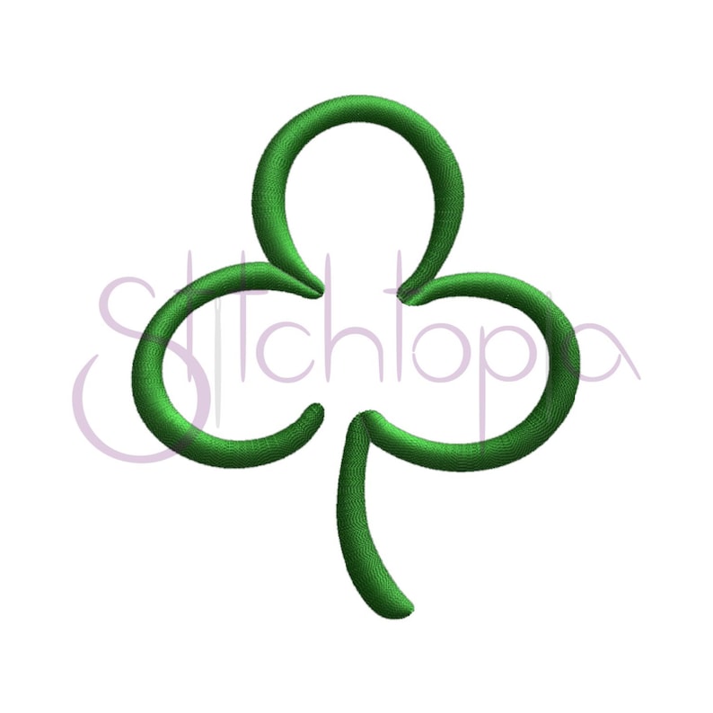 St patricks day shamrock embroidery design 14 sizes 10  etsy