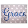 Grace Embroidery Font #5 - 5" 6" 7" 11 Formats Machine Embroidery Fonts Script Embroidery Fonts READ SIZING INFO - Instant Download Files