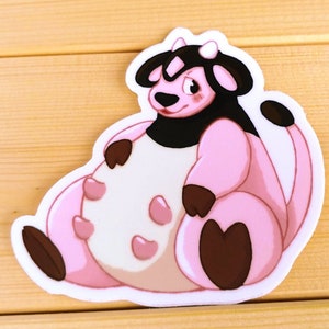 Miltank Matte Vinyl Sticker - Laptop Decal - Waterbottle Sticker - Car Decal