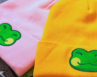 Frog Beanie - Multiple Colors Available