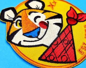 Cereal Tiger Patch - Vintage Inspired Embroidered Patch