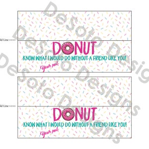 Donut Valentine&#39;s Card