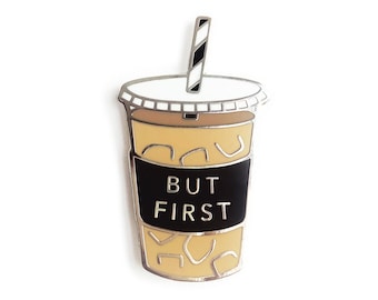 Balanced Co Coffee Enamel Pin