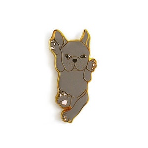 Blue French Bulldog Enamel Pin/French Bulldog Gift/ Cute Dog Lapel Pin / Stocking Stuffers / Frenchie Pin /Dog Lover Gift / Best Friend Gift