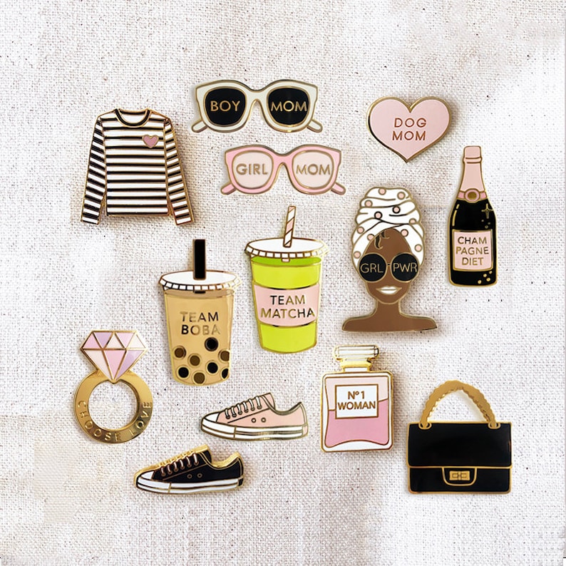 Dog Mom Enamel Pin/dog Mom Gift/ Dog Pin/mothers Day Gift Etsy