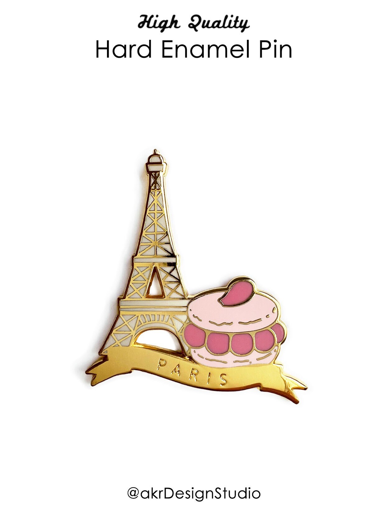 France National Flag Enamel Pins GR Paris Eiffel Tower La Tour Eiffel  Souvenir Badge Brooch Bag Clothes Lapel Pin