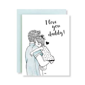 Karte zum Vatertag / Karte für Papa / Geburtstagskarte für Papa / Karte für neuen Papa / Karte für Papa / Karte für Papa / Tochter Karte / Karte für Papa / Geschenk für Papa / Weiteres Geschenk