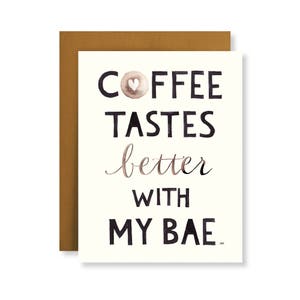 Tarjeta de café / Tarjeta de amistad divertida / Tarjeta divertida para amigo / Tarjeta Miss You / Tarjeta para mejor amigo / Tarjeta de café divertida / Tarjeta pensando en usted