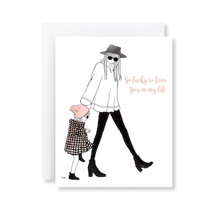 Cartões de dia das mães/presente para esposa/cartão de aniversário de mãe/cartão para esposa/mãe de filha/presente de mãe/cartão para filha/cartão de dia de casamento de mãe