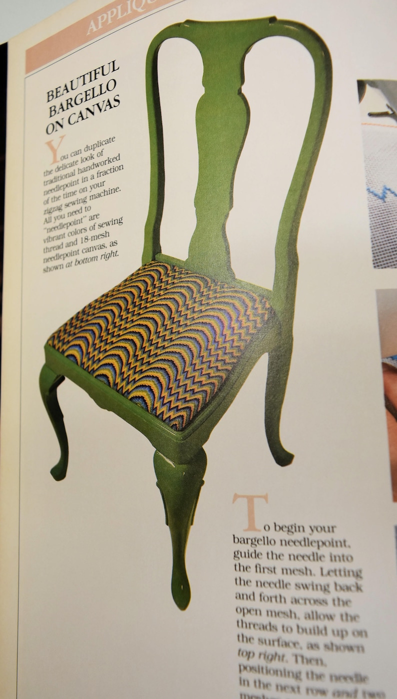 1985 Creative Machine Stitchery by Better Homes and Gardens 95 pages of Sewing PatternsEmbroideryCutworkFanciful TrimsDrawing /& Paint