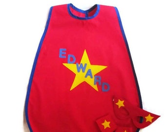 Personalised Kids Superhero Cape Set