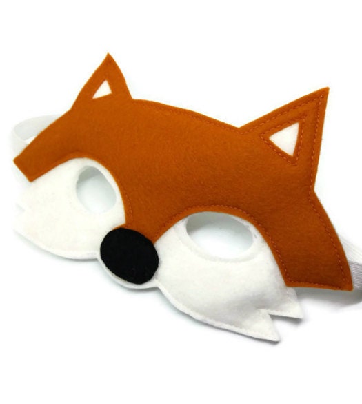 Fox Mask Woodland Mask Animal Mask Fox Costume - Etsy UK