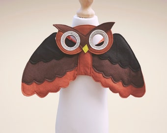 Owl Mask and Wings Dress Up Set