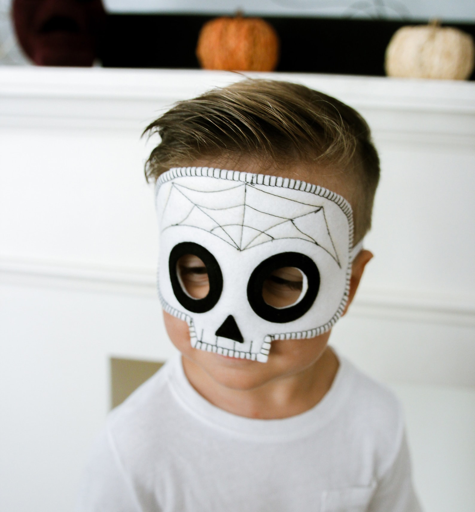 Child's Skeleton Mask Skull Mask Sugar Skull Mask Etsy