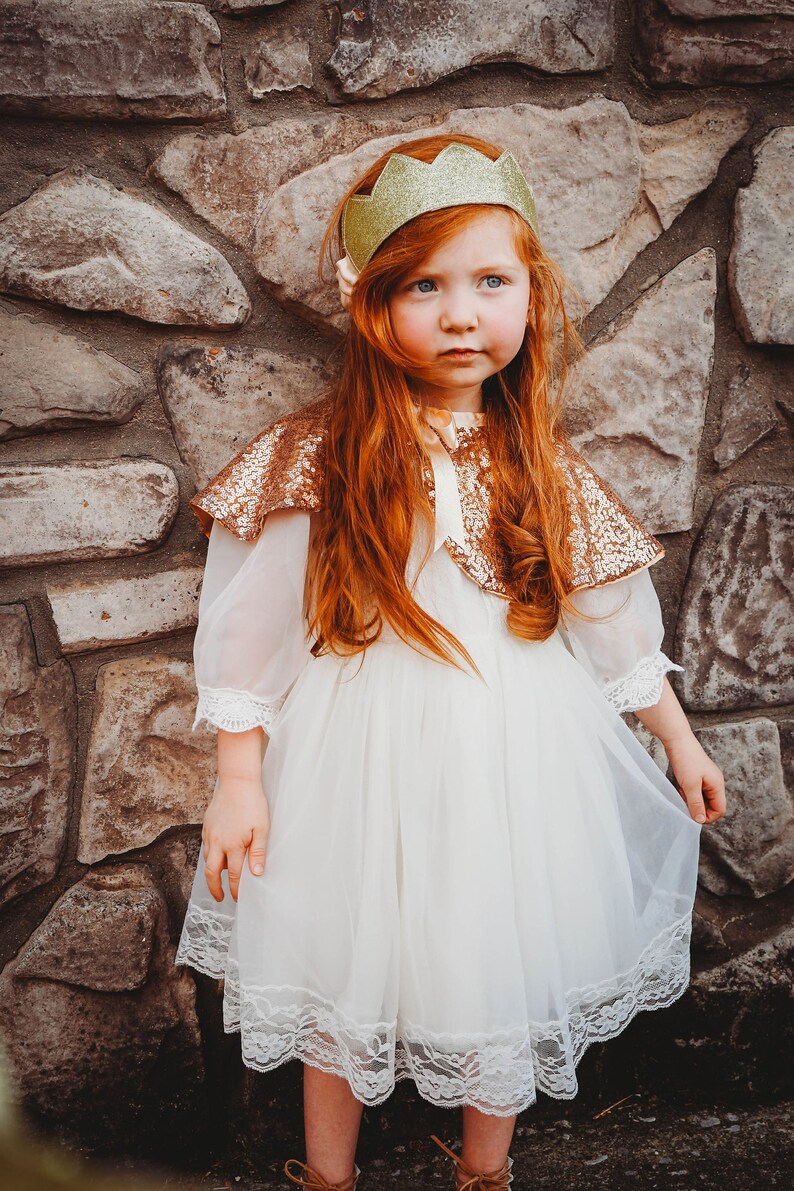 Gold Glitter Crown Gold Princess Crown Gold Dress up Crown Etsy UK