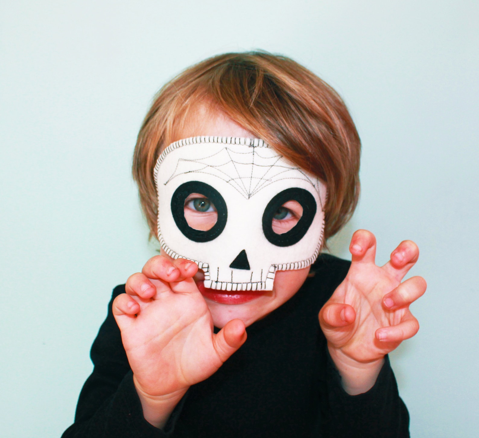 Child's Skeleton Mask Skull Mask Sugar Skull Mask Etsy