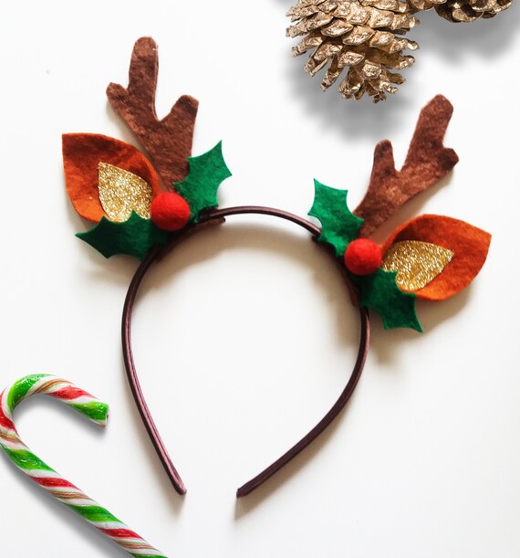 christmas reindeer headband