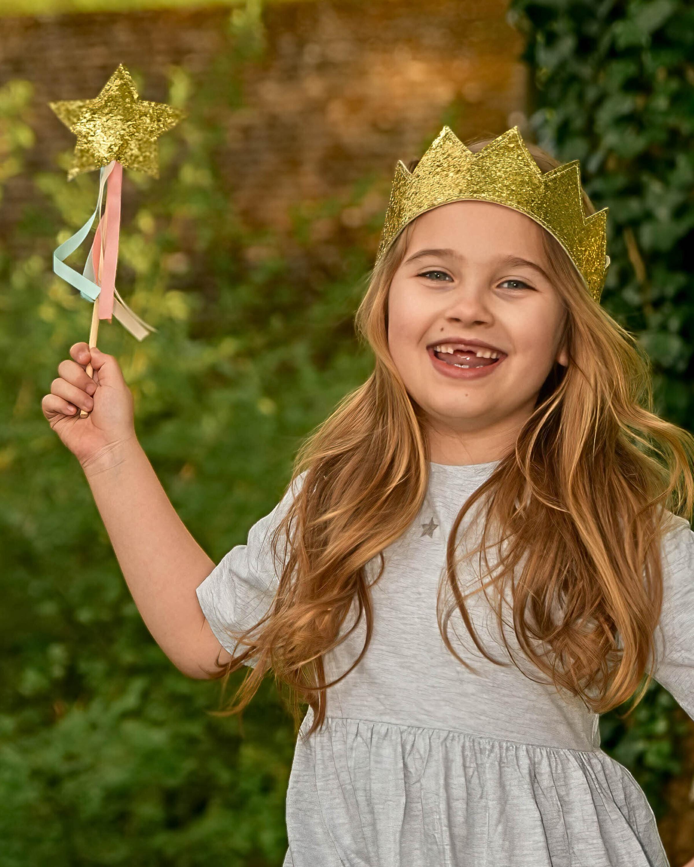 gold dress up crown Gold Princess Soft Crown – Little Adventures main image 1