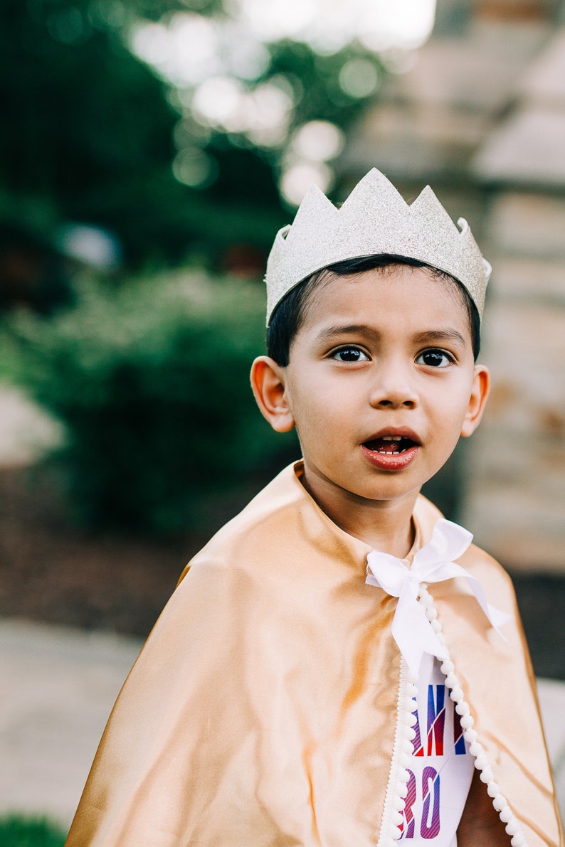 Gold Glitter Crown Gold Princess Crown Gold Dress up Crown Etsy UK